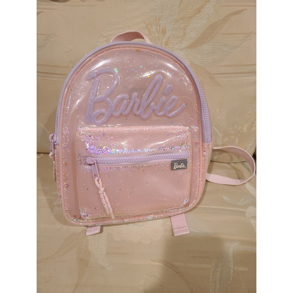Barbie Mini Backpack Zara Crossover 2024 Mattel Pink And Has Sparkles (10 In)